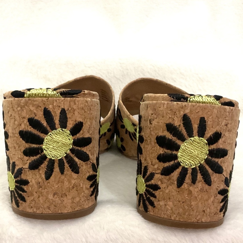 Coconuts By Matisse Kristin Boho Cottage Core Resort Y2K Mule Heel Sandal Sz 10M - Picture 14 of 16